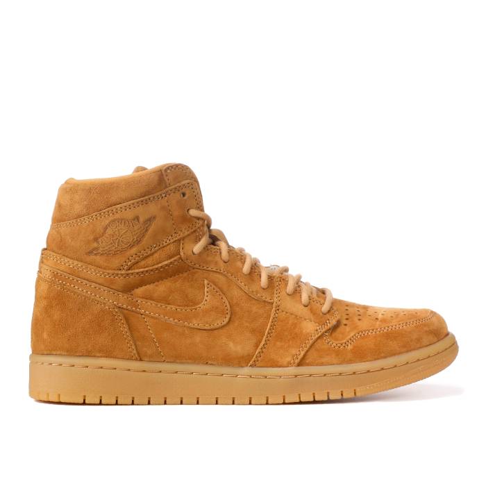 ナイキ エアジョーダン Air Jordan 【 Jordan 1 Retro High Og Wheat Men Golden Harvest/Golden Harvest-Gum Yellow 】 レトロ ハイ メンズ yellow 黄色・イエロー