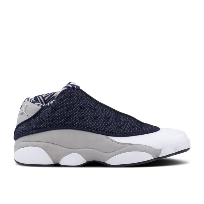 ナイキ　エアジョーダン Air Jordan 【 Jordan 13 Retro Low 'Georgetown Pe' Men Collegiate Navy/Metallic Silver/White/Pewter 】 13 サーティーン レトロ メンズ 紺色 ネイビー Silver 銀色・シルバー 白色 ホワイト