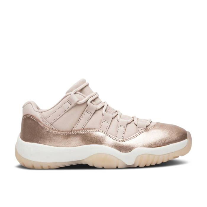 ナイキ エアジョーダン Air Jordan 【 Wmns Jordan 11 Retro Low \u0027Rose Gold\u0027 Women Sail/Medium Gum Brown-Metallic Red Bronze 】 レトロ レディース Red 赤・赤いこと 銅・ブロンズ スニーカー-レディース靴