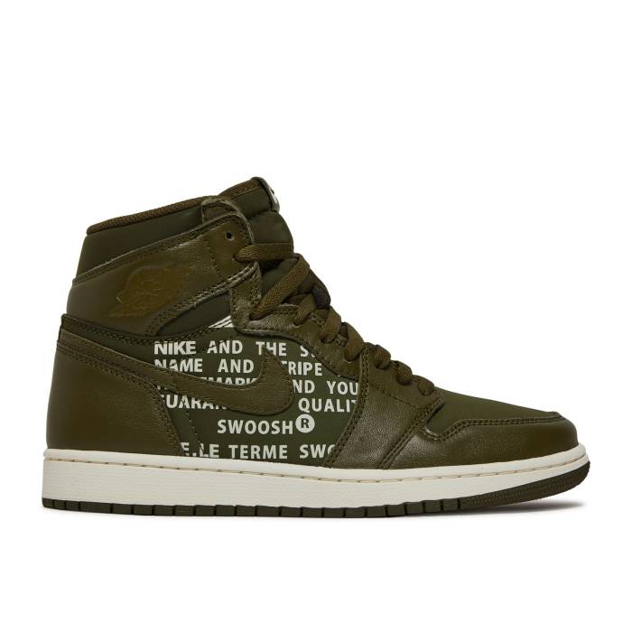 ナイキ エアジョーダン Air Jordan 【 Jordan 1 High Og \u0027Olive Canvas\u0027 Men Olive Canvas/Sail 】 ご機嫌 メンズ olive オリーブ