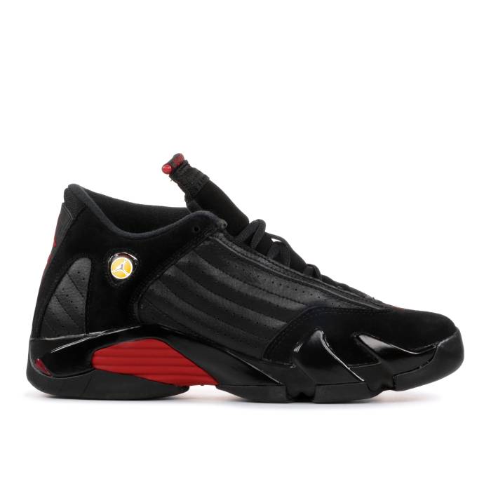 ナイキ エアジョーダン Air Jordan 【 Jordan 14 Retro Gs 'Last Shot' 2018 Youth Black/Varsity Red/Black 】 レトロ ジュニア キッズ 黒色 ブラック Red 赤・レッド|スニケス