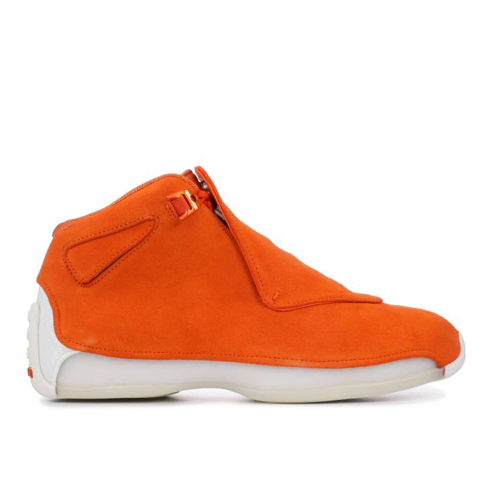 ナイキ エアジョーダン Air Jordan 【 Jordan 18 Retro 'Orange Suede' Men Campfire Orange/Campfire Orange/Sail 】 レトロ メンズ orange 橙・オレンジ|スニケス