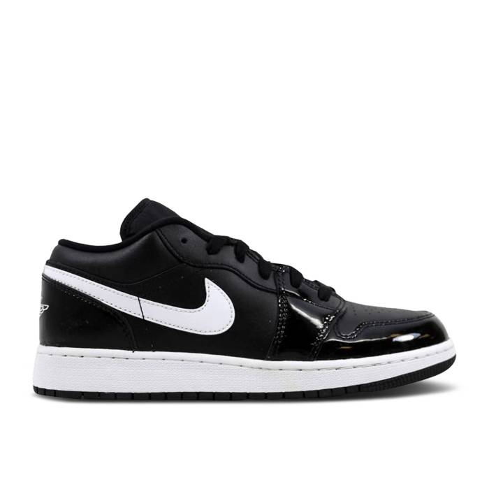 ナイキ　エアジョーダン Air Jordan 【 Jordan 1 Retro Low Bg 'Black' Youth Black/White-White 】 レトロ ジュニア キッズ 黒色 ブラック
