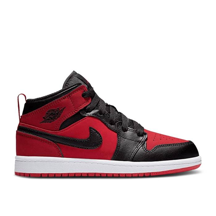 ナイキ　エアジョーダン Air Jordan 【 Jordan 1 Retro Mid Ps 'Gym Red' Youth Gym Red/Black-White 】 レトロ ミッド ジュニア キッズ Red 赤・レッド