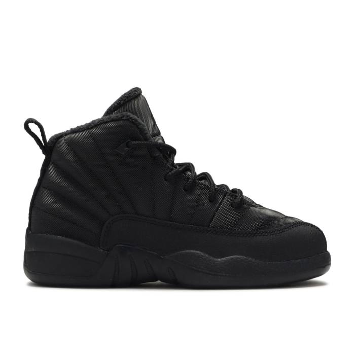 ナイキ エアジョーダン Air Jordan 【 Jordan 12 Retro Winterized Ps 'Triple Black' Youth Black/Black-Anthracite 】 レトロ ジュニア キッズ 黒色 ブラック|スニケス