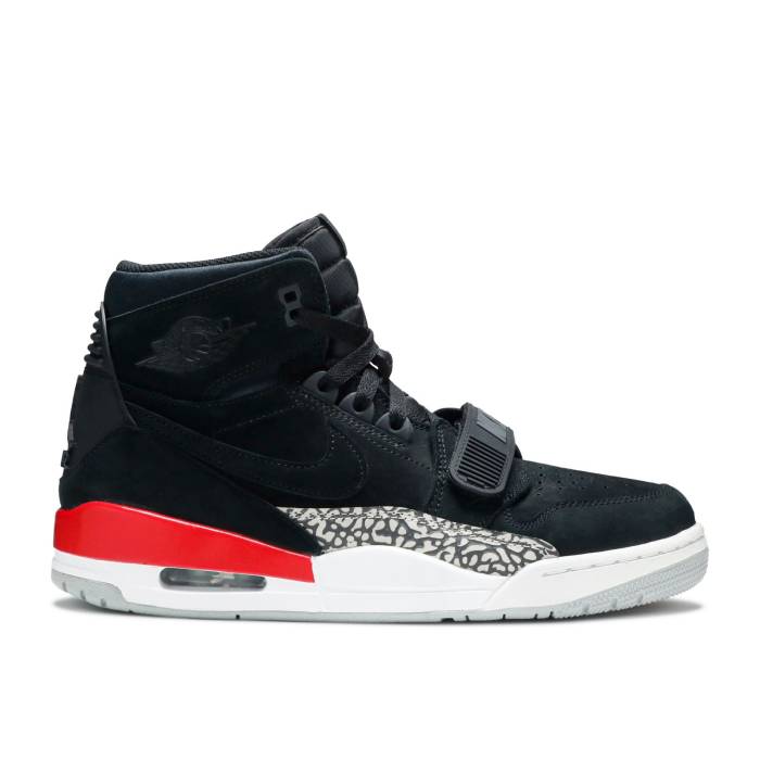 ナイキ エアジョーダン Air Jordan 【 Jordan Legacy 312 \u0027Black Suede\u0027 Men Black/Fire Red-Cement Grey 】 legacy レガシー メンズ 黒いこと 黒いこと たき火 薄墨色 薄墨色
