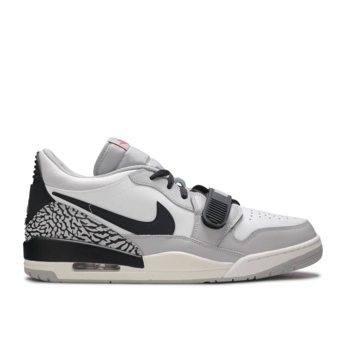 ナイキ エアジョーダン Air Jordan 【 Jordan Legacy 312 Low \u0027Tech Grey\u0027 Men Summit White/Fire Red-Tech Grey-Black 】 legacy レガシー メンズ 白いこと 白いこと たき火