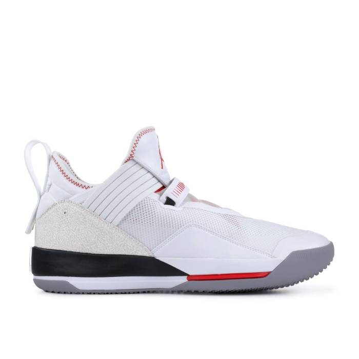 ナイキ　エアジョーダン Air Jordan 【 Jordan 33 Se Pf 'White Cement' Men White/Metallic Gold-Gym Red 】 メンズ 白色 ホワイト Red 赤・レッド｜スニケス