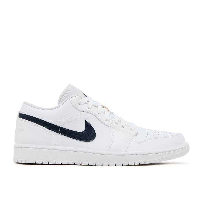 ナイキ エアジョーダン Air Jordan 【 Jordan 1 Low \u0027White Obsidian\u0027 Men White/Obsidian/White 】 メンズ 白いこと 白いこと