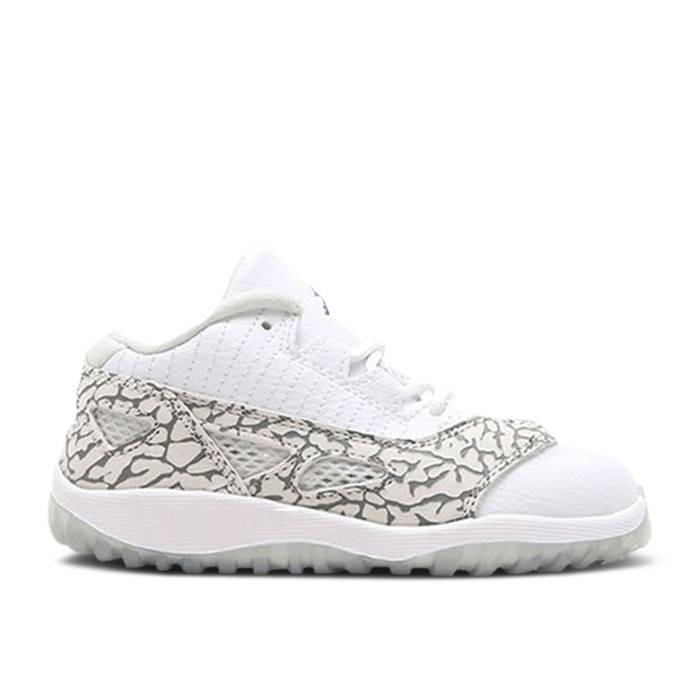 ナイキ エアジョーダン Air Jordan 【 Jordan Retro 11 Low Ie Bt \u0027Cobalt\u0027 2015 Infant White/Cobalt/Zen Grey/Cement Grey 】 レトロ もの言う花 白いこと 白いこと 薄墨色 薄墨色 薄墨色・シメント キッズ・ベビー・マタニティ-靴-ベビーファッション