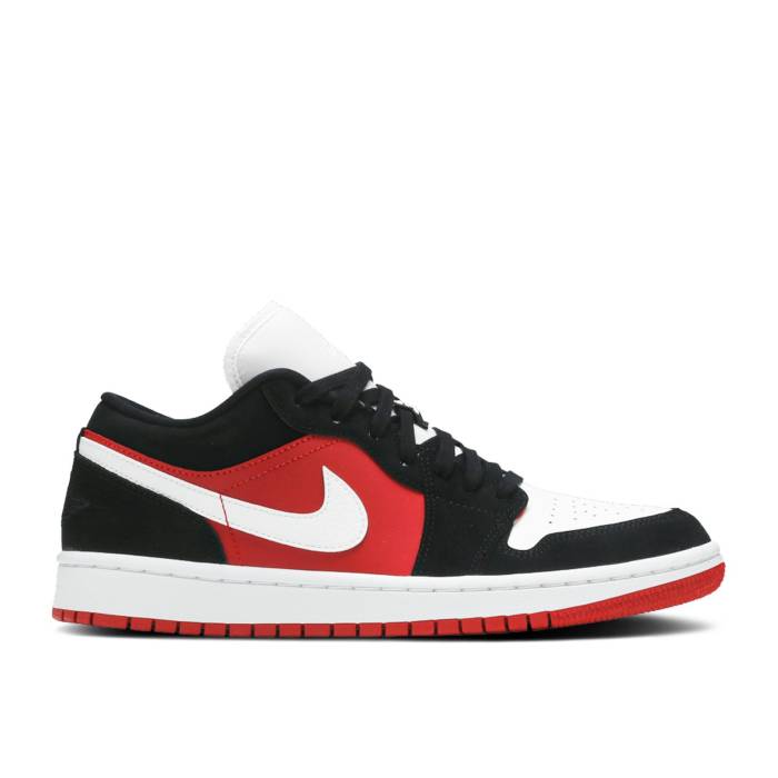 ナイキ エアジョーダン Air Jordan 【 Wmns Jordan 1 Low Gym Red Black Women White/Gym Red/Black 】 Red 赤・レッド レディース 白色 ホワイト Red 赤・レッド 黒色 ブラック
