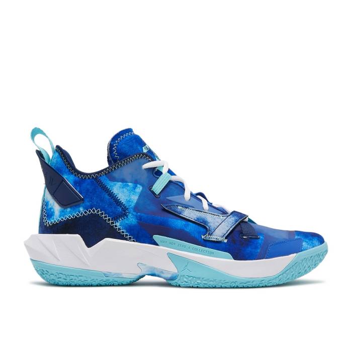 ナイキ エアジョーダン Air Jordan 【 Jordan Why Not Zer0.4 Pf Trust And Loyalty Men Hyper Royal/Blue Void/White/Bleached Aqua 】 メンズ 青色 ブルー 白色 ホワイト アクア