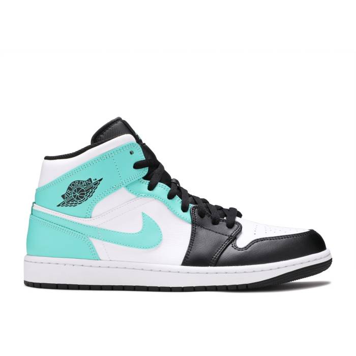 ナイキ エアジョーダン Air Jordan 【 Jordan 1 Mid \u0027Tropical Twist\u0027 Men White/Black/Tropical Twist 】 ミッド メンズ 白いこと 白いこと 黒いこと 黒いこと