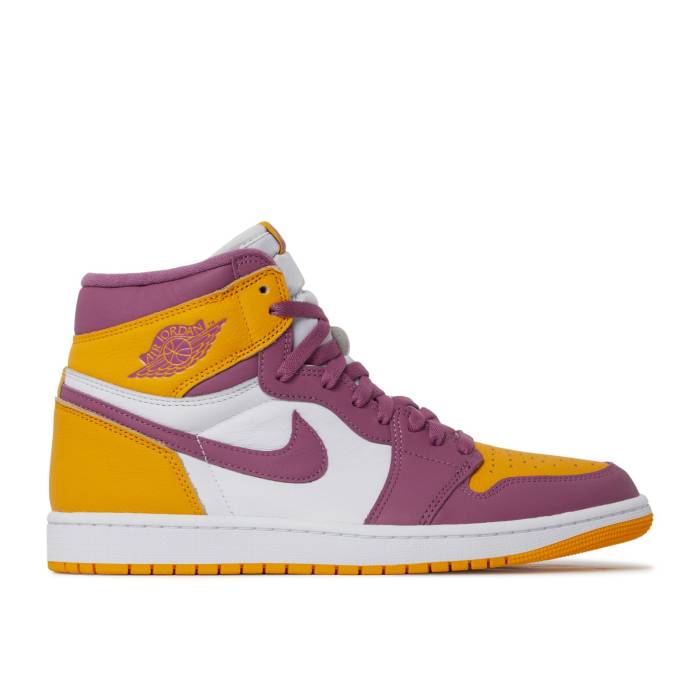 ナイキ エアジョーダン Air Jordan 【 Jordan 1 Retro High Og \u0027Brotherhood\u0027 Men University Gold/Light Bordeaux/White 】 レトロ ご機嫌 メンズ ゴールド 白いこと 白いこと
