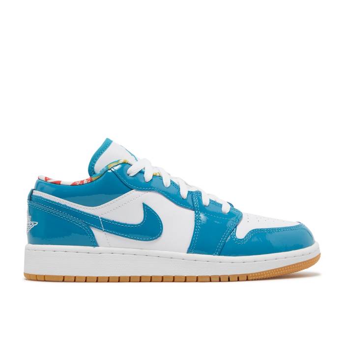 ナイキ エアジョーダン Air Jordan 【 Jordan 1 Low Se Gs 'Barcelona' Youth Cyber Teal/Cyber Teal/White 】 ジュニア キッズ 白色 ホワイト|スニケス