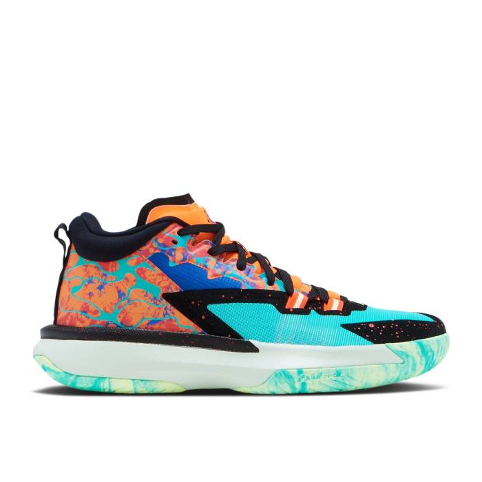 ナイキ エアジョーダン Air Jordan 【 Jordan Zion 1 Project Z Men Cone/Hyper Jade/Persian Violet/Black 】 メンズ 翡翠・ジェード 紫・バイオレット 黒色 ブラック