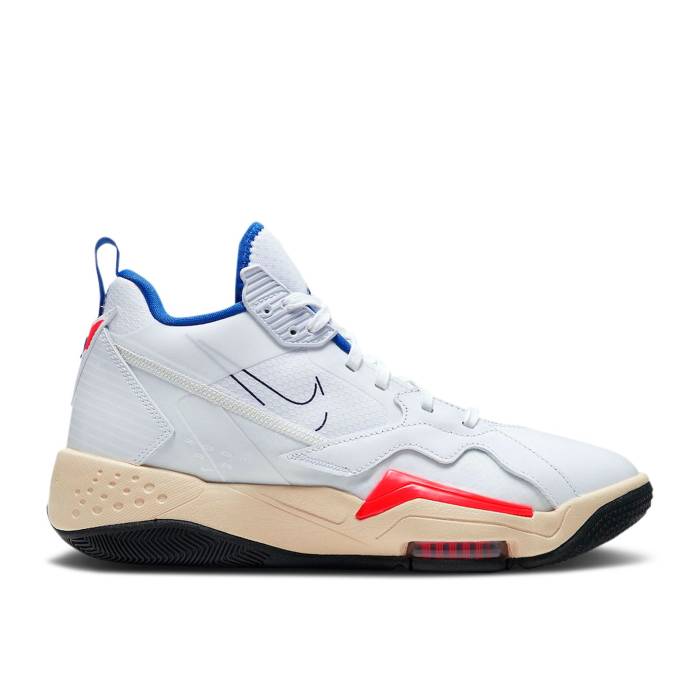 ナイキ エアジョーダン Air Jordan 【 Wmns Jordan Zoom \u002792 \u0027Ultramarine\u0027 Women White/Deep Royal Blue 】 望遠レンズ レディース 白いこと 白いこと ディープ 青み 青色