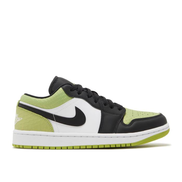 ナイキ エアジョーダン Air Jordan 【 Wmns Jordan 1 Low Se \u0027Vivid Green Snakeskin\u0027 Women Vivid Green/Vivid Green/Black/White 】 green 緑・緑であること レディース green 緑・緑であること 黒いこと 黒いこと 白いこと 白いこと