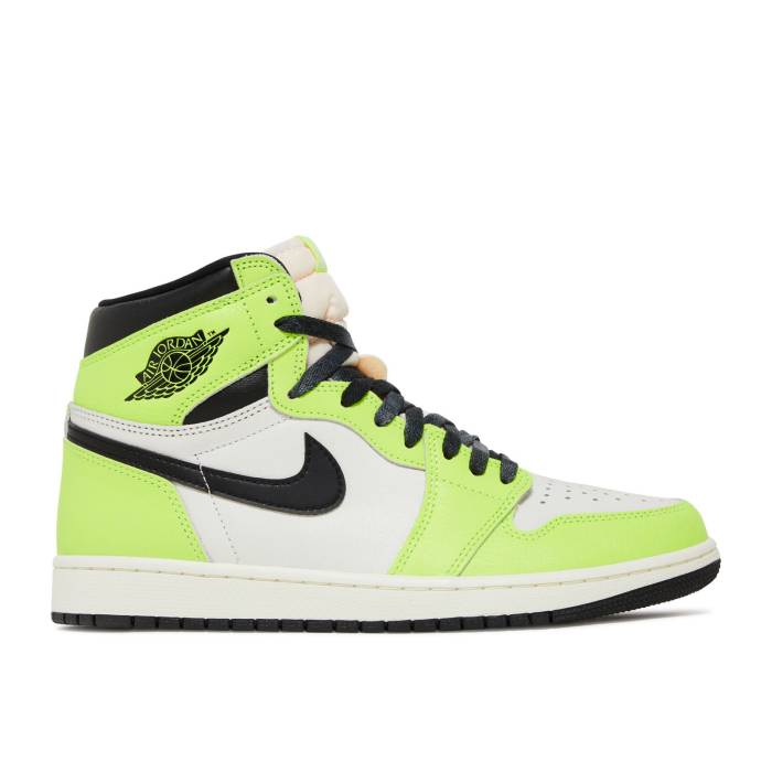 ナイキ エアジョーダン Air Jordan 【 Jordan 1 Retro High Og Visionaire Men Volt/Black/Sail 】 レトロ ハイ メンズ 黒色 ブラック