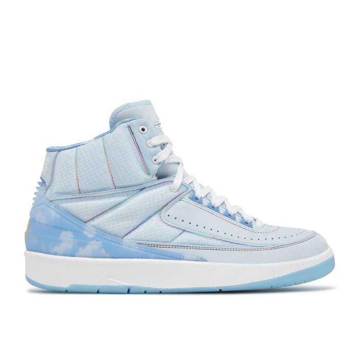 ナイキ エアジョーダン Air Jordan 【 J. Balvin X Jordan 2 Retro Men Celestine Blue/White/Multi-Color 】 レトロ メンズ 青み 青色 白いこと 白いこと