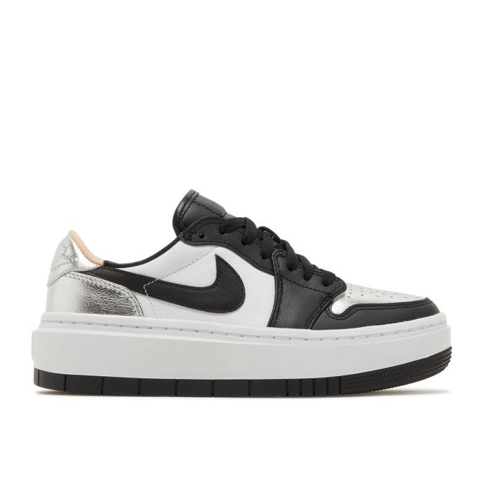 ナイキ エアジョーダン Air Jordan 【 Wmns Jordan 1 Elevate Low Se \u0027Silver Toe\u0027 Women Metallic Silver/Black/White/White Onyx 】 レディース Silver しろがね色・しろがね色 黒いこと 黒いこと 白いこと 白いこと