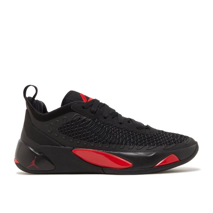 ナイキ エアジョーダン Air Jordan 【 Jordan Luka 1 Bred Men Black/University Red/Dark Grey 】 メンズ 黒色 ブラック Red 赤・レッド 灰色 グレー