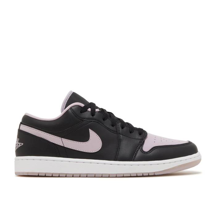 ナイキ エアジョーダン Air Jordan 【 Jordan 1 Low Se \u0027Black Iced Lilac\u0027 Men Black/Iced Lilac/White 】 メンズ 黒いこと 黒いこと 白いこと 白いこと