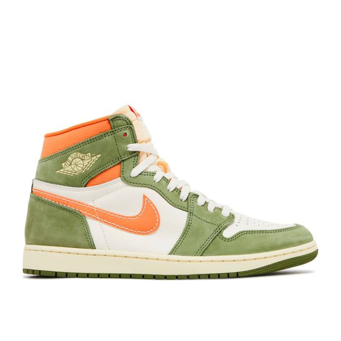 ナイキ　エアジョーダン Air Jordan 【 Jordan 1 Retro High Og Craft 'Celadon' Men Celadon/Sky J Light Olive/Bright Mandarin/Coconut Milk/Pale Ivory 】 レトロ ハイ メンズ スカイ olive オリーブ アイボリー