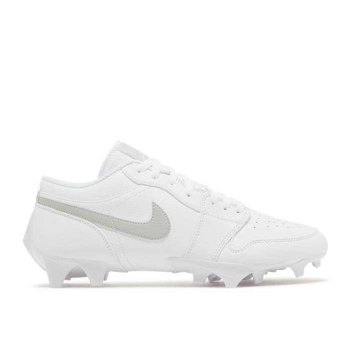 ナイキ エアジョーダン Air Jordan 【 Jordan 1 Low Td Cleat Grey Fog Men White/Grey Fog/White 】 メンズ 白色 ホワイト 灰色 グレー