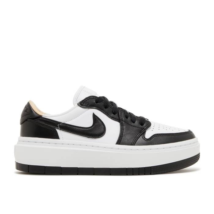 ナイキ エアジョーダン Air Jordan 【 Wmns Jordan 1 Elevate Low \u0027Black White\u0027 Women White/Black/White 】 レディース 白いこと 白いこと 黒いこと 黒いこと レディース靴-スニーカー-靴