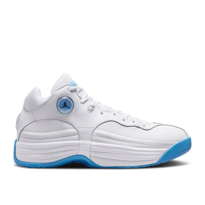 ナイキ エアジョーダン Air Jordan 【 Jordan Jumpman Team 1 \u0027University Blue\u0027 Men White/University Blue/Black/Silver 】 Jumpman 飛び降りるマン Team 野球クラブ メンズ 白いこと 白いこと 青碧 青碧 黒いこと 黒いこと Silver しろがね色
