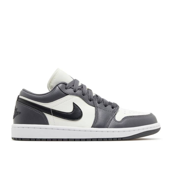 ナイキ エアジョーダン Air Jordan 【 Wmns Jordan 1 Low \u0027Dark Grey\u0027 Women Sail/Off Noir/Dark Grey/White 】 レディース 薄墨色 薄墨色 白いこと 白いこと