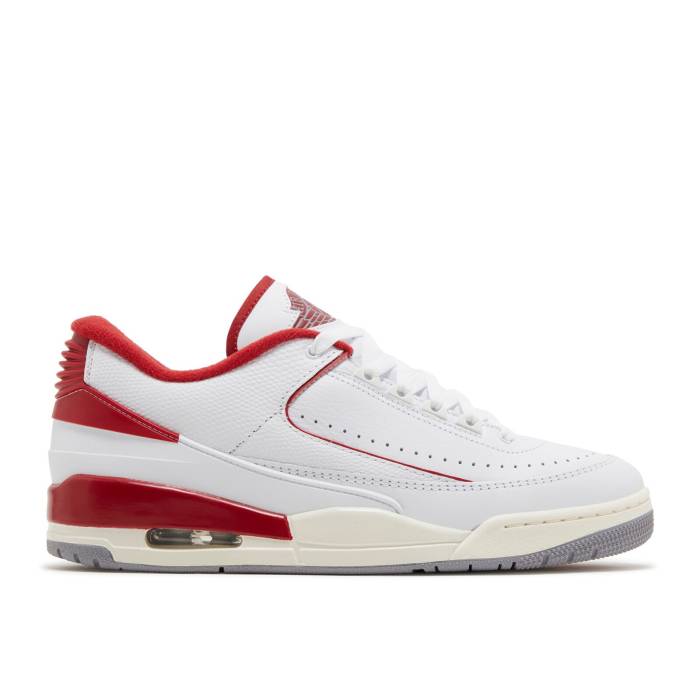 ナイキ　エアジョーダン Air Jordan 【 Jordan 2/3 'White Varsity Red' Men White/Varsity Red/Sail/Cement Grey 】 メンズ 白色 ホワイト Red 赤・レッド 灰色・シメント 灰色 グレー 37,830円