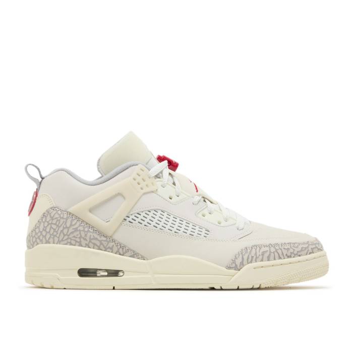ナイキ エアジョーダン Air Jordan 【 Jordan Spizike Low Coconut Milk Men Sail/University Red/Coconut Milk/Sandstone/Smoke Grey 】 メンズ Red 赤・レッド 灰色 グレー