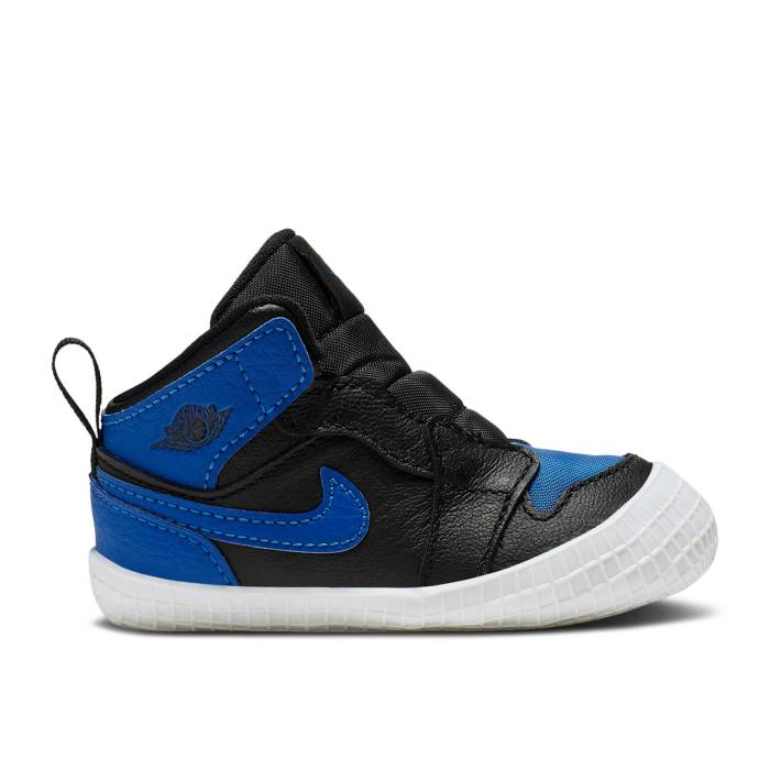 ナイキ　エアジョーダン Air Jordan 【 Jordan 1 Crib Bootie 'Royal' 2023 Infant Black/White/Varsity Royal 】 ベビー 黒色 ブラック 白色 ホワイト｜スニケス