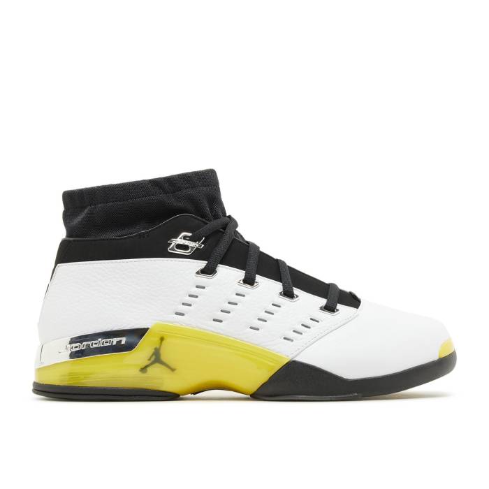ナイキ エアジョーダン Air Jordan 【 Jordan 17 Retro Low Sp All Star - Lightning 2024 Men White/Lightning/Black/Chrome 】 レトロ メンズ 白色 ホワイト ライトニング 黒色 ブラック