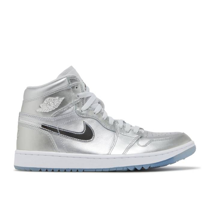 ナイキ エアジョーダン Air Jordan 【 Jordan 1 High Golf Gift Giving Pack Men Metallic Silver/Metallic Silver/Photon Dust/White 】 ハイ golf ゴルフ メンズ Silver 銀色・シルバー 白色 ホワイト