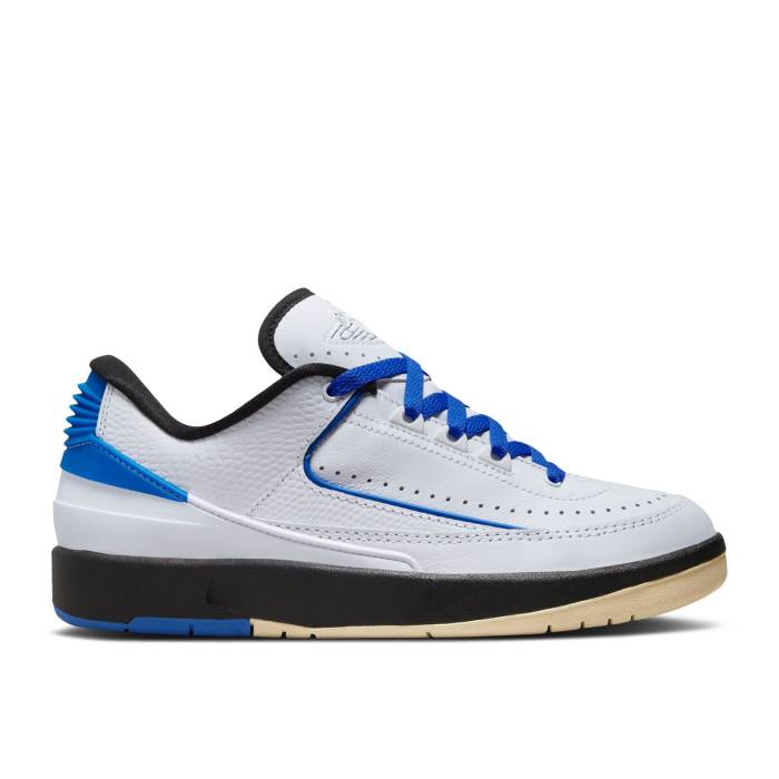 ナイキ　エアジョーダン Air Jordan 【 Wmns Jordan 2 Retro Low 'Varsity Royal' Sample Women White/Varsity Royal/Black/Muslin 】 レトロ レディース 白色 ホワイト 黒色 ブラック