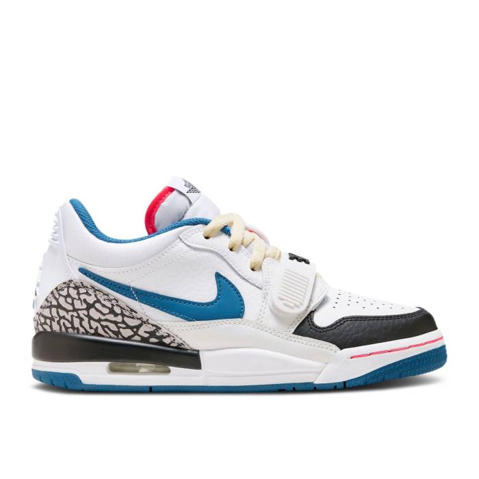 ナイキ エアジョーダン Air Jordan 【 Jordan Legacy 312 Low Gs White Industrial Blue Youth White/White/Black/Industrial Blue 】 legacy レガシー ジュニア キッズ 白色 ホワイト 黒色 ブラック 青色 ブルー