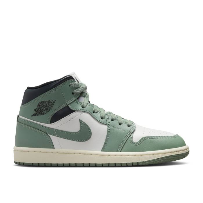 ナイキ エアジョーダン Air Jordan 【 Wmns Jordan 1 Mid \u0027Jade Smoke\u0027 Women Sail/Anthracite/Jade Smoke 】 ミッド レディース 翡翆・ジェード