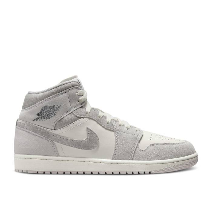 ナイキ エアジョーダン Air Jordan 【 Jordan 1 Mid Se \u0027Neutral Grey Sail\u0027 Men Neutral Grey/Sail/Smoke Grey 】 ミッド 薄墨色 薄墨色 メンズ 薄墨色 薄墨色