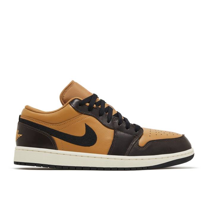 ナイキ エアジョーダン Air Jordan 【 Jordan 1 Low Se \u0027Flax Baroque Brown\u0027 Men Flax/Baroque Brown/Vintage Coral/Black 】 メンズ 赤銅色 赤銅色 vintage ビンテージ・ヴィンテージ 黒いこと 黒いこと