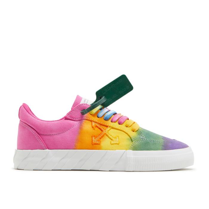 象牙色 Off-White 【 Vulc Sneaker \u0027Tie-Dye\u0027 Men Multi-Color 】 靴 スニーカー メンズ