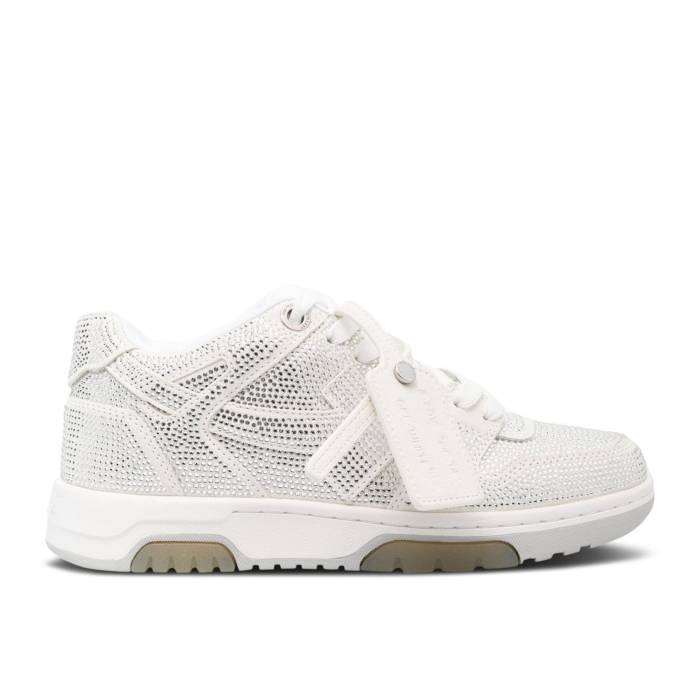 オフホワイト Off-White 【 Wmns Out Of Office 'White Strass' Women White/Silver/White 】 レディース 白色 ホワイト Silver 銀色・シルバー|スニケス