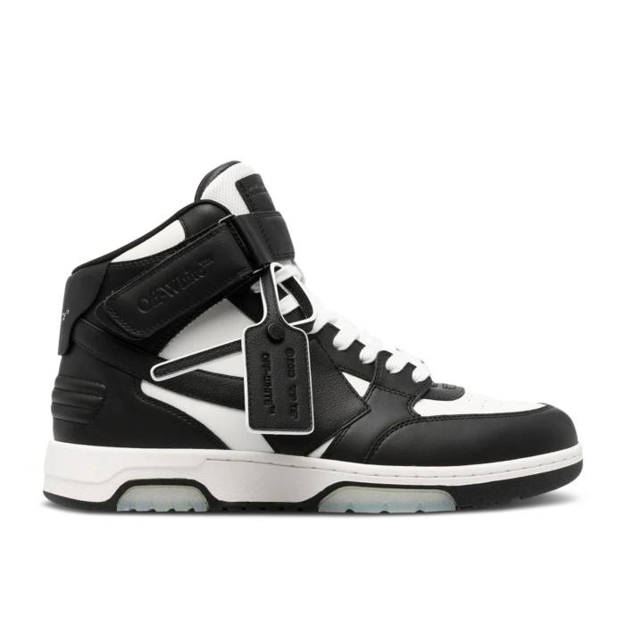オフホワイト Off-White 【 Out Of Office Mid Black White Clear Sole Men Black/White 】 ミッド 白色 ホワイト メンズ 黒色 ブラック 白色 ホワイト