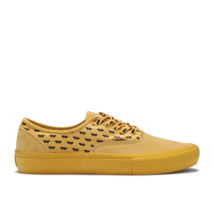 ヴァンズ Vans 【 Wtaps X Authentic Syndicate \u0027Wings\u0027 Men Yellow 】 ダブルタップス オーセンティック メンズ yellow 黄味がかった・黄色