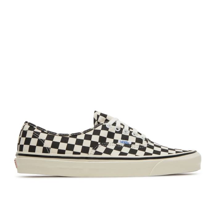 ヴァンズ Vans 【 Authentic 44 Dx \u0027Anaheim Factory\u0027 Men Black/Checkerboard 】 オーセンティック メンズ 黒いこと 黒いこと
