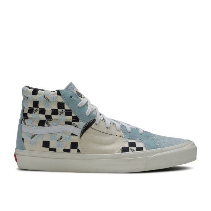 ヴァンズ Vans 【 Sk8-Hi Lx \u0027Bricolage Pack - Cool Blue\u0027 Men Classic White/Cool Blue/Parisian Night 】 滑る御機嫌 冷やりとした メンズ 古典派音楽 白いこと 白いこと 冷やりとした 青み 青色 ナイト爵