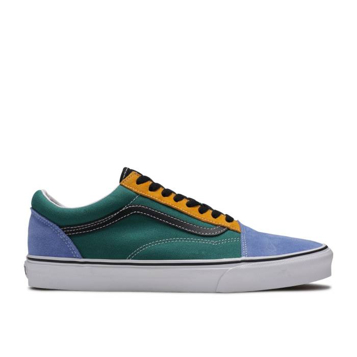 ヴァンズ Vans 【 Old Skool \u0027Mix \u0026 Match\u0027 Men Cadmium Yellow/Tidepool 】 メンズ yellow 黄味がかった・黄色