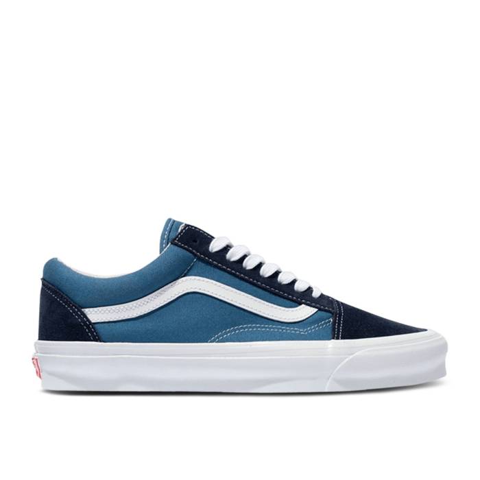 ヴァンズ Vans 【 Og Old Skool Lx \u0027Navy\u0027 Men Navy/Stv Navy 】 メンズ 紺色 米国海軍